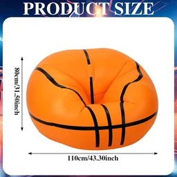 Inflatable Ball Sofa – Space-saving, fun lounge seat for kids & adults