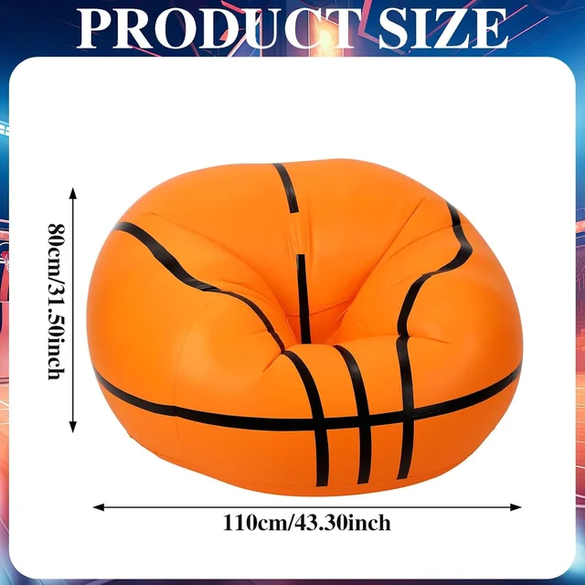 Inflatable Ball Sofa – Space-saving, fun lounge seat for kids & adults