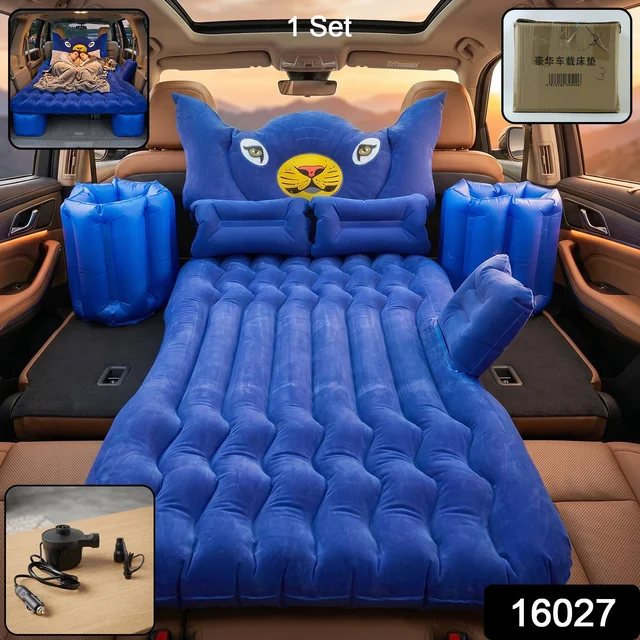 Inflatable Car Air Mattress Bed Set – Portable & Comfortable Sleep, Car Sofa