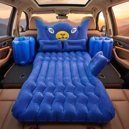 Inflatable Car Air Mattress Bed Set – Portable & Comfortable Sleep, Car Sofa