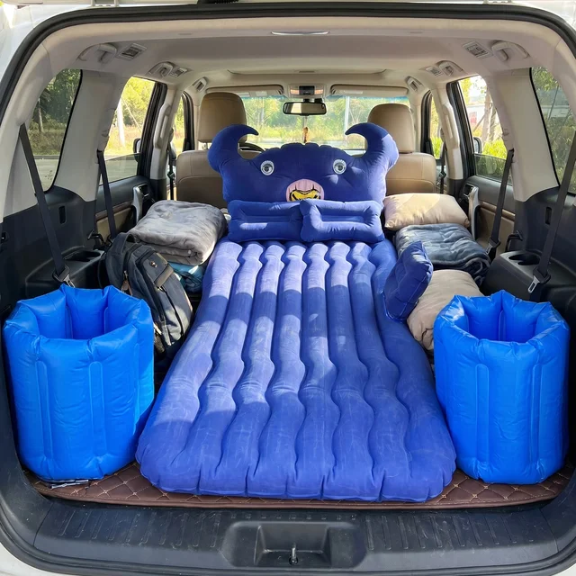 Inflatable Car Air Mattress – Portable & Comfortable for Travel, Car Sofa