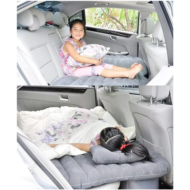 Inflatable Car Bed – Portable Travel Mattress Kit | Velvet Wheels, Car Sofa