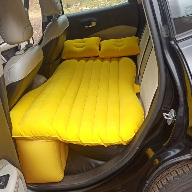 Inflatable Car Bed – Portable Travel Mattress Kit | Velvet Wheels, Car Sofa