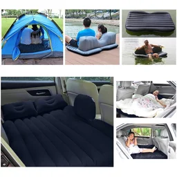 Inflatable Car Bed – Portable Travel Mattress Kit | Velvet Wheels, Car Sofa