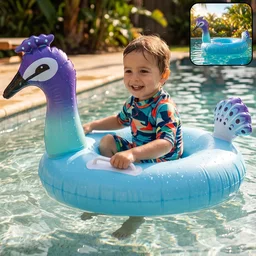 Inflatable Kids Swim Ring – Comfortable Floating Safety Tube for Pool & Beach
