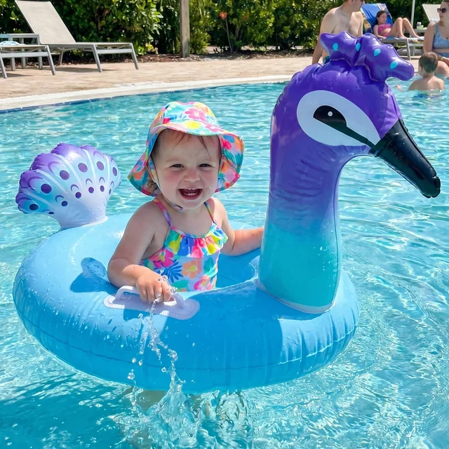 Inflatable Kids Swim Ring – Comfortable Floating Safety Tube for Pool & Beach