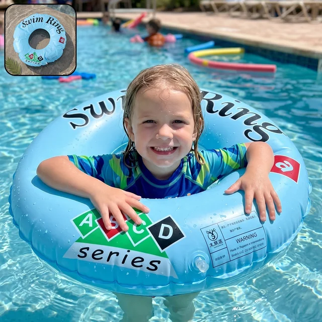 Inflatable Kids Swim Ring – Safe and Durable Water Support