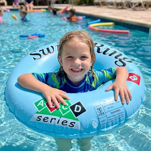 Inflatable Kids Swim Ring – Safe and Durable Water Support