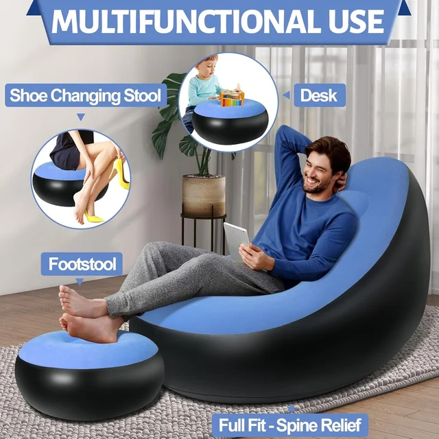 Inflatable Sofa Chair – Portable, Comfortable Indoor & Outdoor Seating
