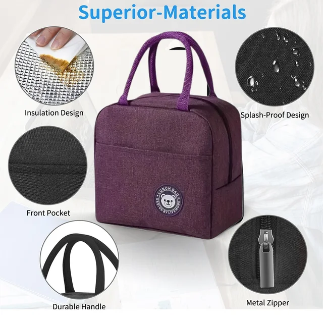 Insulated Lunch Bag for Men & Women – Durable & Portable