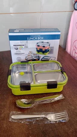 Insulated Lunch Box – 3-Compartment Stainless Steel | Lunchie Bunchie