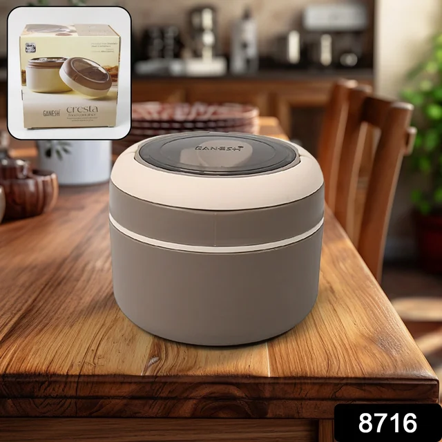 Insulated Lunch Box – Airtight, Leak-Proof with Spoon | Ganesh