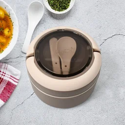 Insulated Lunch Box – Airtight, Leak-Proof with Spoon | Ganesh
