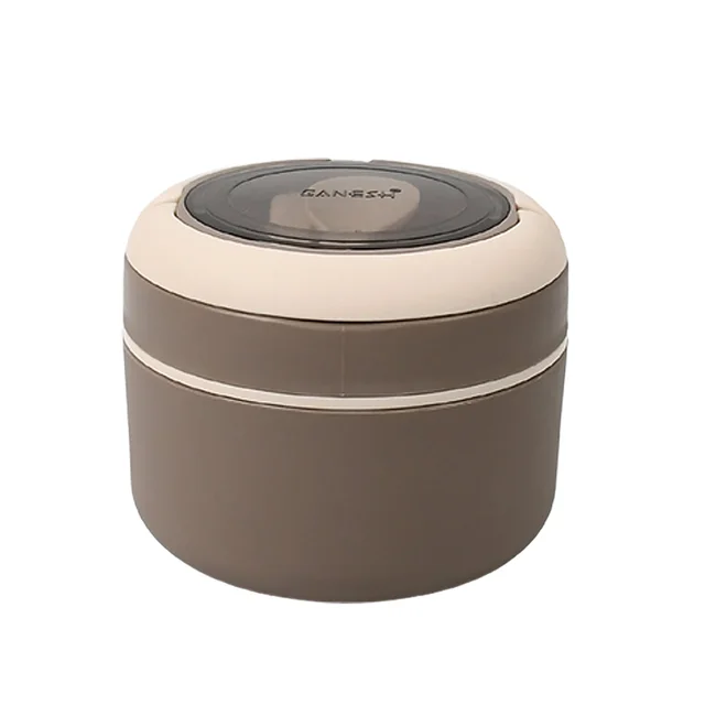 Insulated Lunch Box – Airtight, Leak-Proof with Spoon | Ganesh
