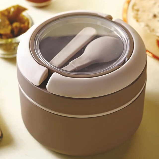 Insulated Lunch Box – Airtight, Leak-Proof with Spoon | Ganesh