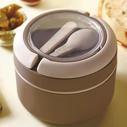 Insulated Lunch Box – Airtight, Leak-Proof with Spoon | Ganesh