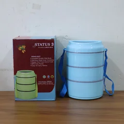 Insulated Lunch Box Set – 3 Layers with Leak-Proof Design & Handle