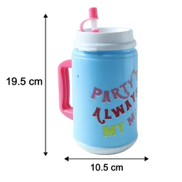 Insulated Mug with Straw – 709 ml Leak-Resistant | Bottlart