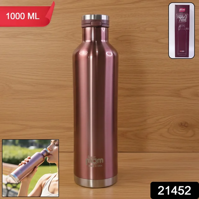 Insulated Stainless Steel Water Bottle – 1000ML Durable Hydro Flask