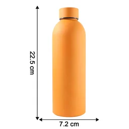 Insulated Stainless Steel Water Bottle – 500ml Orange