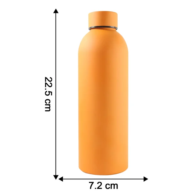 Insulated Stainless Steel Water Bottle – 500ml Orange