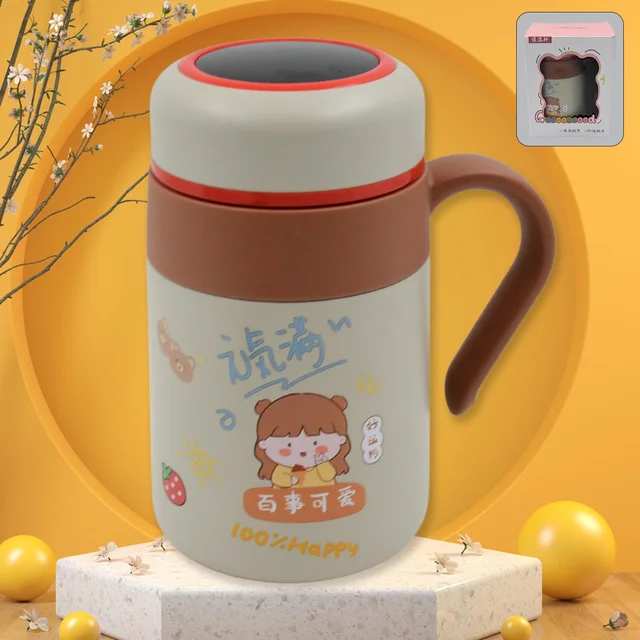 Insulated Steel Mug – 550ML with Handle & Small Cup | Own Hydrate