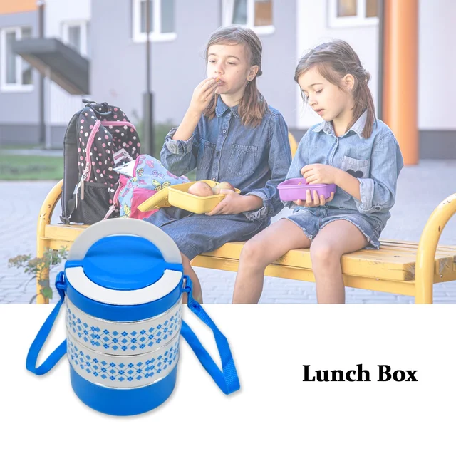 Insulated Tiffin Set – 3-Layer Stainless Steel | Lunchie Bunchie