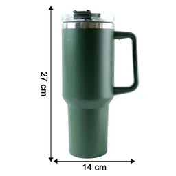 Insulated Travel Mug – 1200ML Large Capacity with Handle & Straw