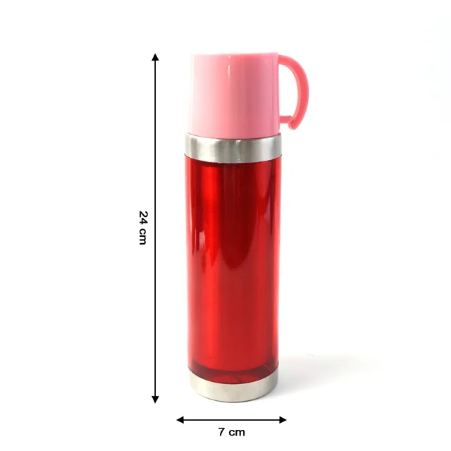Insulated Travel Mug 500ML – Spill-Proof Lid & Steel Base