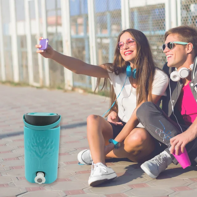 Insulated Water Jug 2000ml – Leakproof, with Tap | nekza