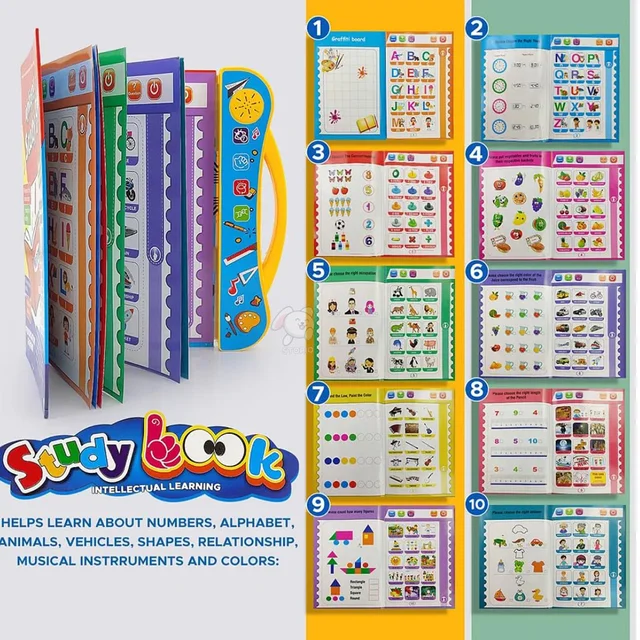 Interactive Learning Book for Kids – Sound & Phonics Fun