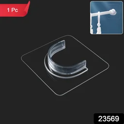 Invisible Self Adhesive Curtain Rod Holder – Damage-Free & Reusable