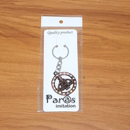 Jai Shree Shyam Keychain – Durable Metal with Crystal Accent