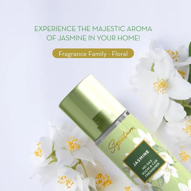 Jasmine Room & Car Freshener Spray – Long-Lasting Floral Fragrance