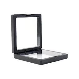 Jewellery Display Box – Transparent Floating Frame Organizer 9x9 cm