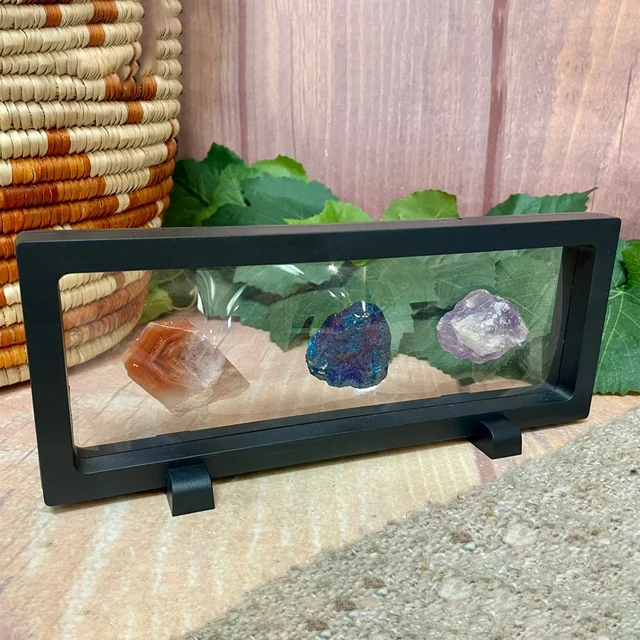 Jewellery Display Box – Transparent Floating Magnetic Frame 23x9 cm