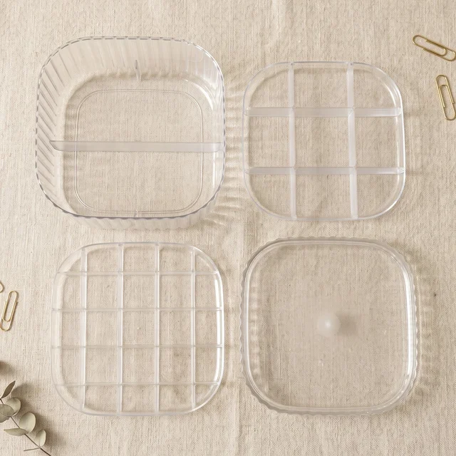 Jewellery Storage Box – 3 Layer Clear Organizer for Small Accessories