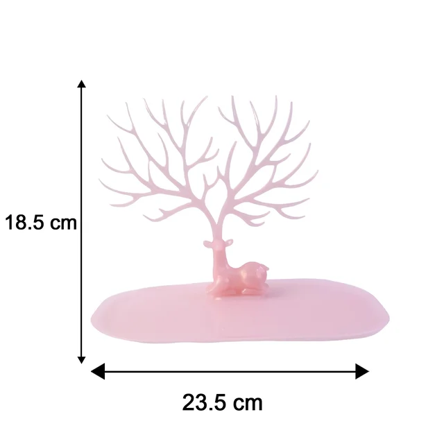 Jewelry Organizer Stand – Elegant Tree-Shaped Deer Design for Your Accessories