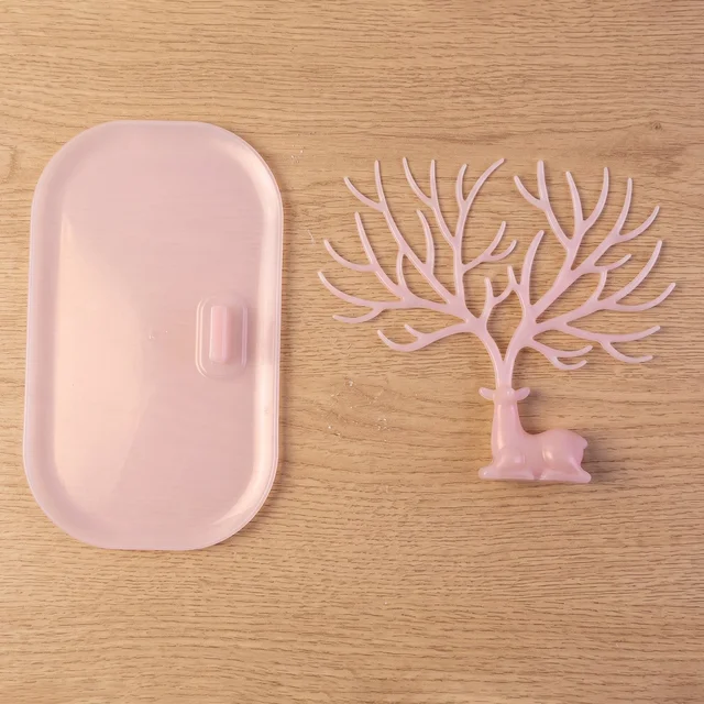 Jewelry Organizer Stand – Elegant Tree-Shaped Deer Design for Your Accessories