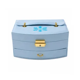 Jewelry Storage Box – Multi-Layer Organizer with Mirror for Elegant Storage