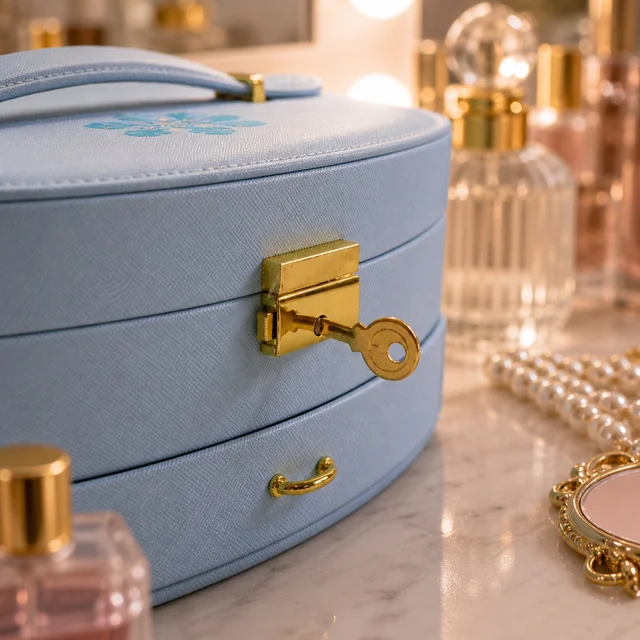 Jewelry Storage Box – Multi-Layer Organizer with Mirror for Elegant Storage