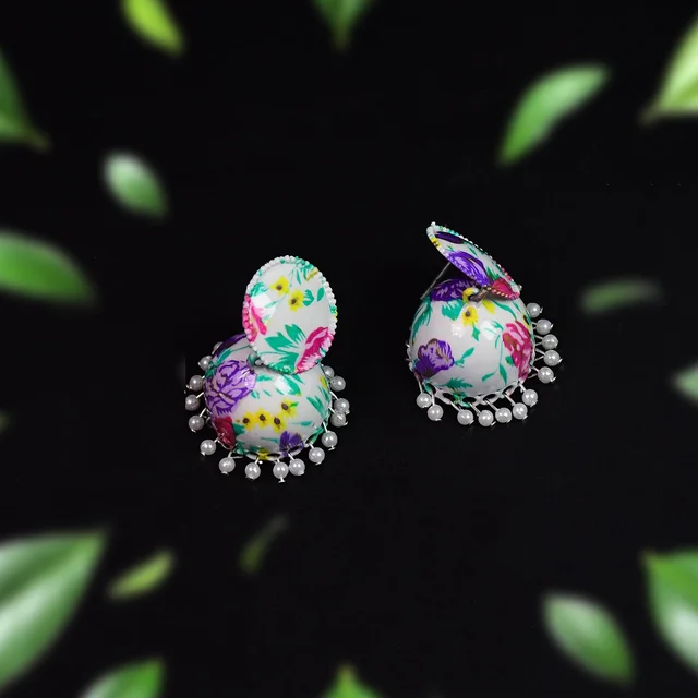 Jhumka Earrings – Traditional Indian Dangle Design | Glimmerly