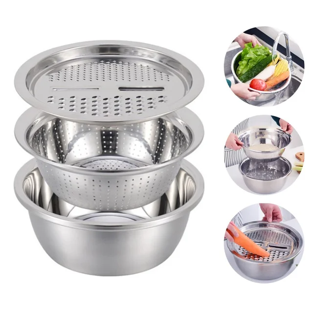 Julienne Grater – 3-in-1 Stainless Steel Salad Maker | Quickslice