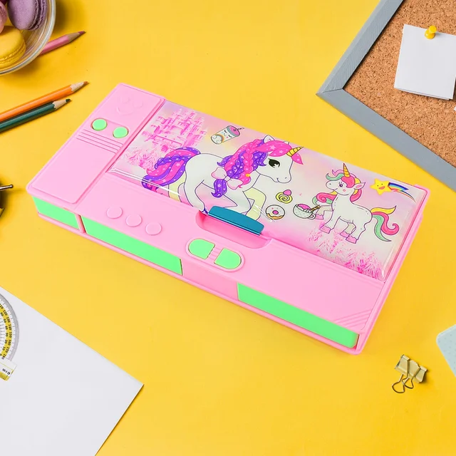 Jumbo Geometry Box – Multi-Compartment School Stationery | Writezo