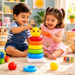 Jumbo Stacking Rings – Educational Toy for Toddlers | Little Learners