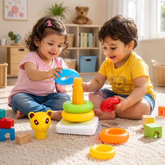 Jumbo Stacking Rings – Educational Toy for Toddlers | Little Learners