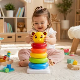 Jumbo Stacking Rings – Educational Toy for Toddlers | Little Learners