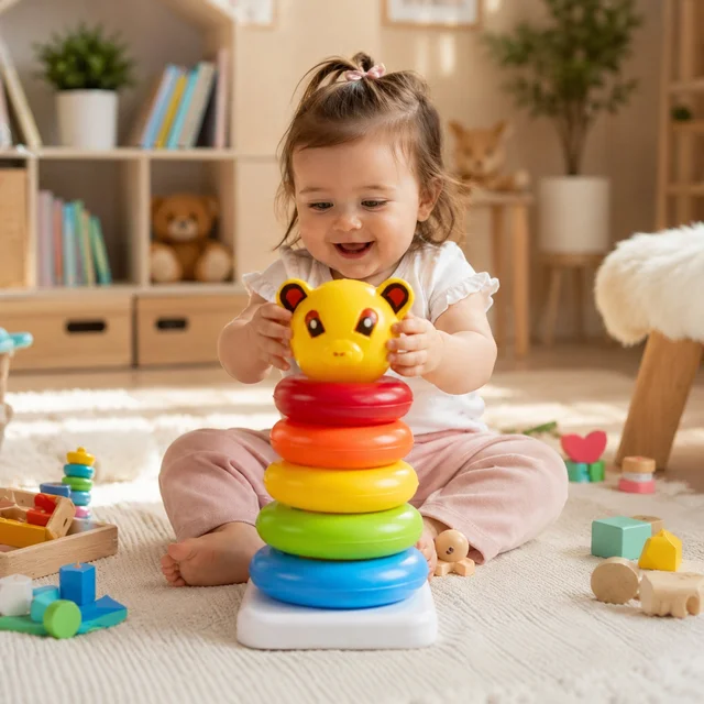 Jumbo Stacking Rings – Educational Toy for Toddlers | Little Learners
