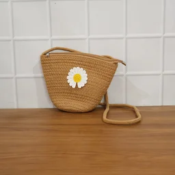 Jute Crossbody Bag – Lightweight Casual & Travel Essential