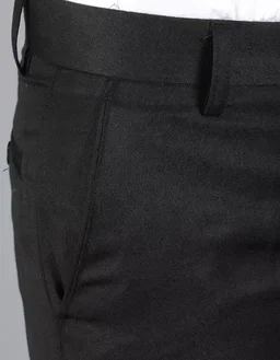 Ashu Mens Formal Pants (Black) Mo - 32